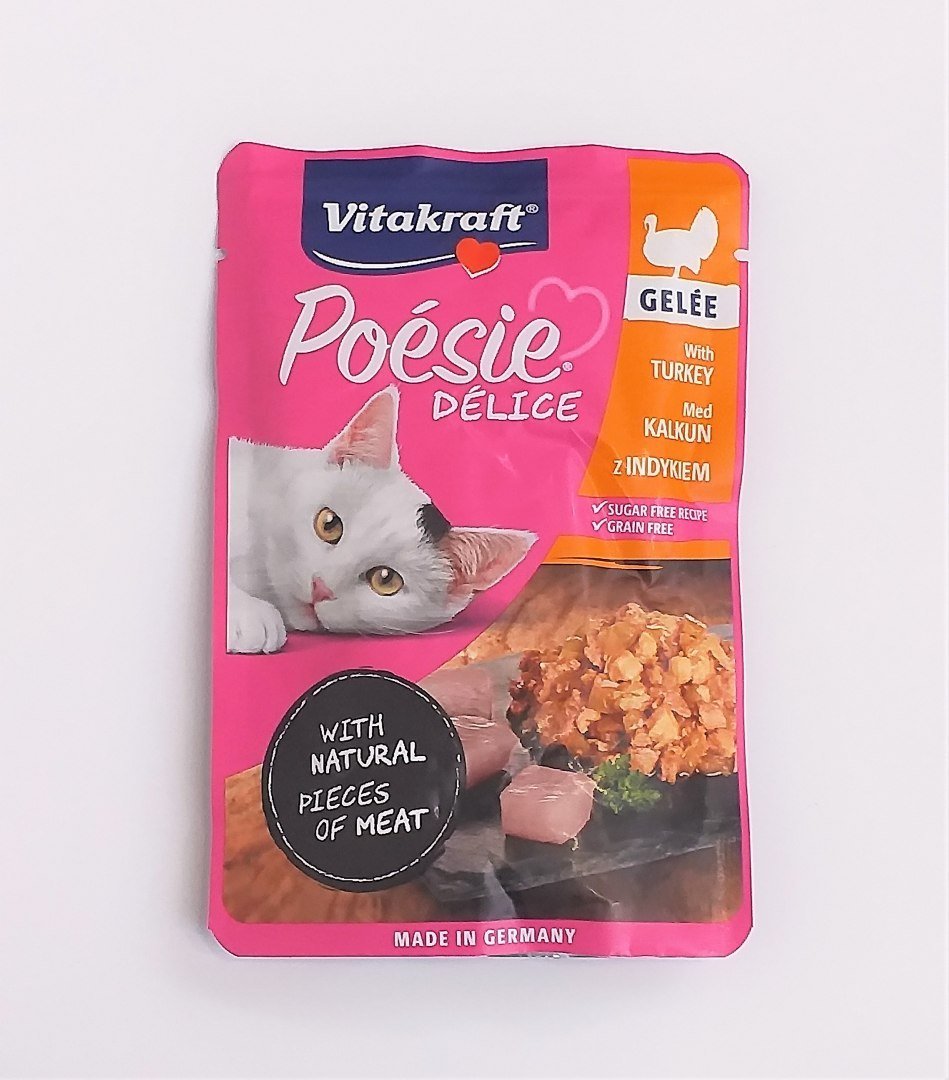 Vitakraft POESIE DELICE GELEE indyk 85g d/kota