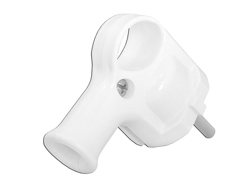 Wtyczka Kątowa Z Uchem Z Uziemieniem Unischuko Bia