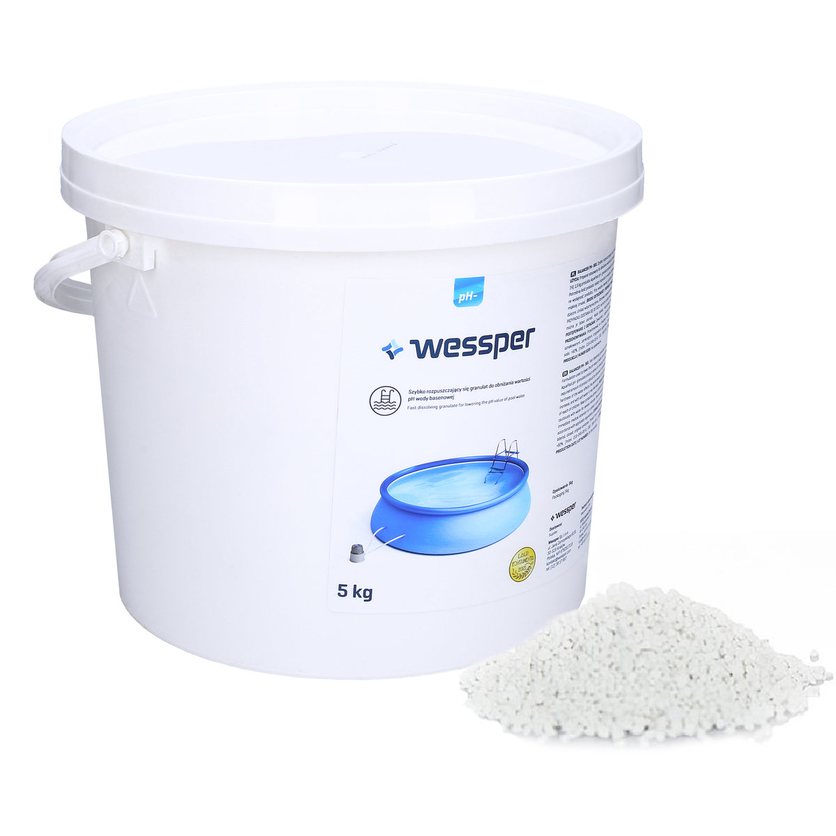 Regulator pH wody basenowej, Wessper, PH- Balancer 5kg, granulki