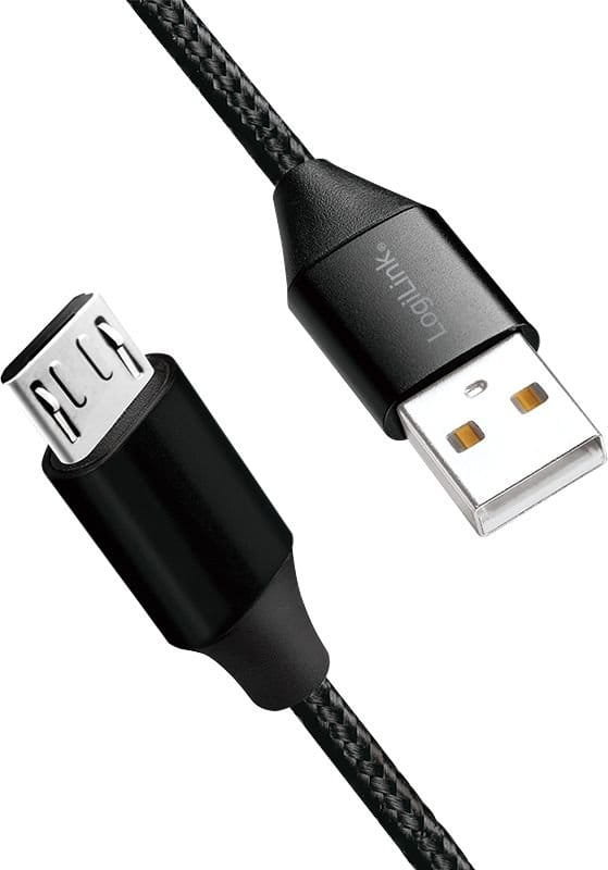 LogiLink Kabel USB 2.0 CU0143 USB A micro USB B M/M czarny 0,3m CU0143