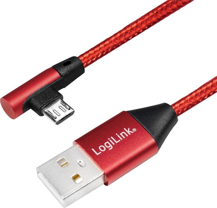 Zdjęcia - Kabel LogiLink  USB  microUSB typ B 0.3 