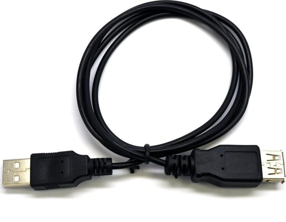 C-Tech Kabel USB  Przedłużacz 2.0 A A CB-USB2AA-18-B
