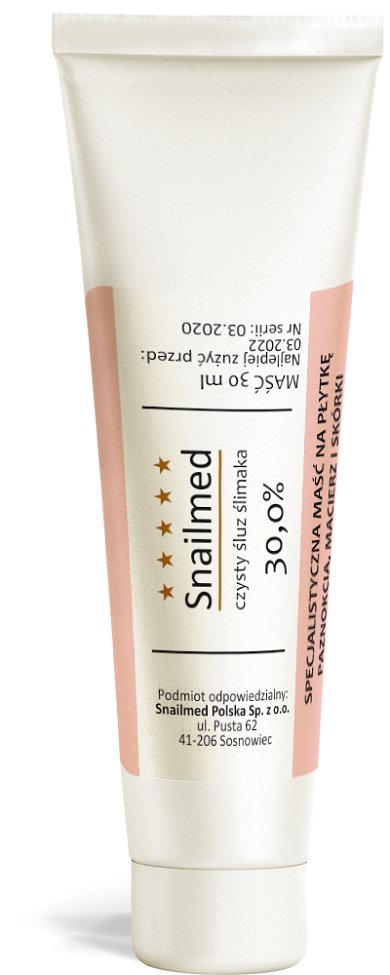 SNAILMED SNAILMED Maść do paznokci ze śluzem ślimaka, 30ml