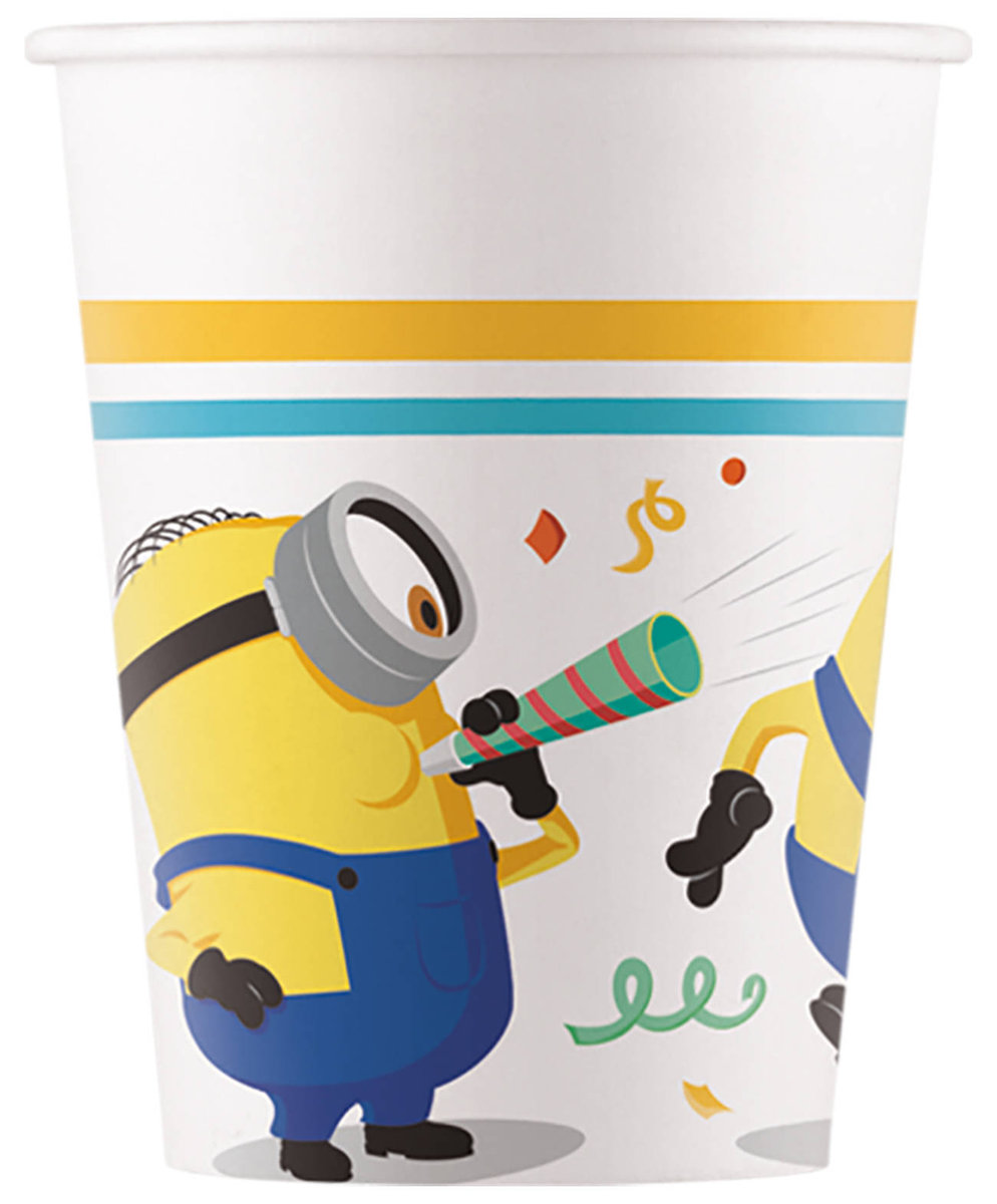 Kubeczki papierowe Minions Rise of Gru 200ml 8szt - Godan