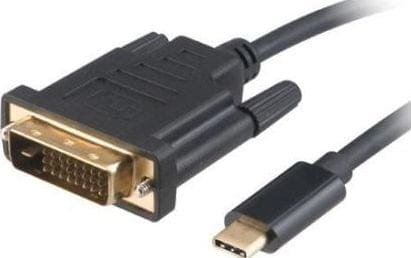 Akasa Kabel USB DVI USB-C 1.8m Czarny AK-CBCA10-18BK AK-CBCA10-18BK