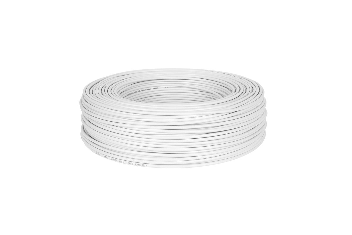 CABLETECH Kabel koncentryczny R-TV RG-59 200m/box biały LEC-KAB0026F