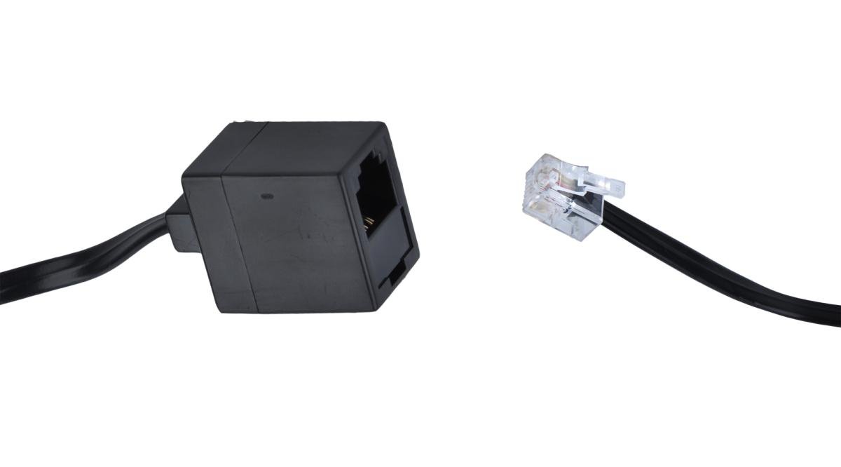 LP Przyłącze telefon.WT.-GN./7M/ czarny AP_140876