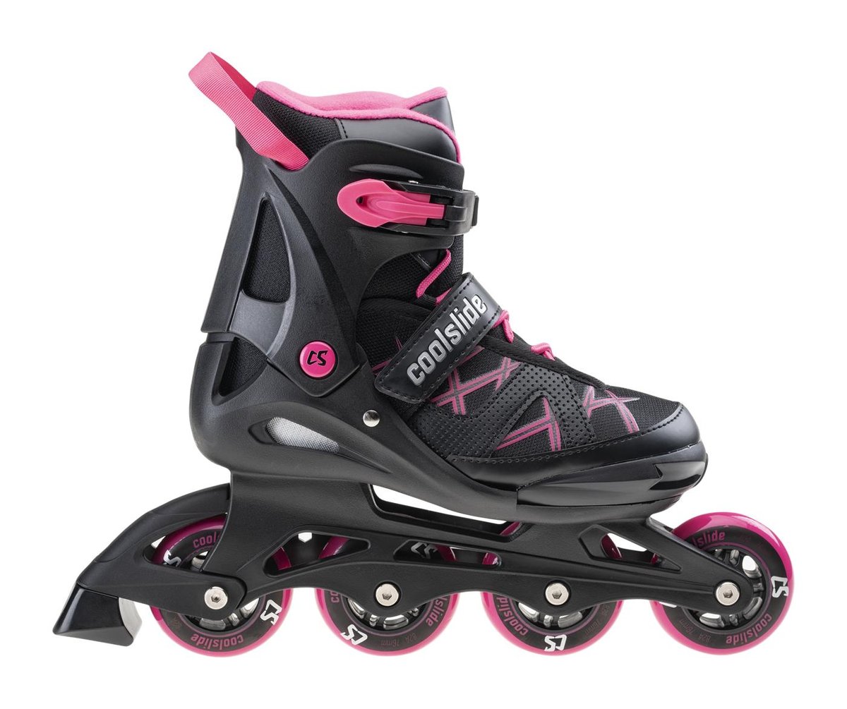 Coolslide, Rolki dziecięce, Black/Raspberry Rose, 28-31