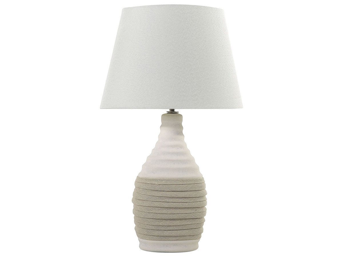 Lampka Nocna Porcelanowa Beżowa Tormes!