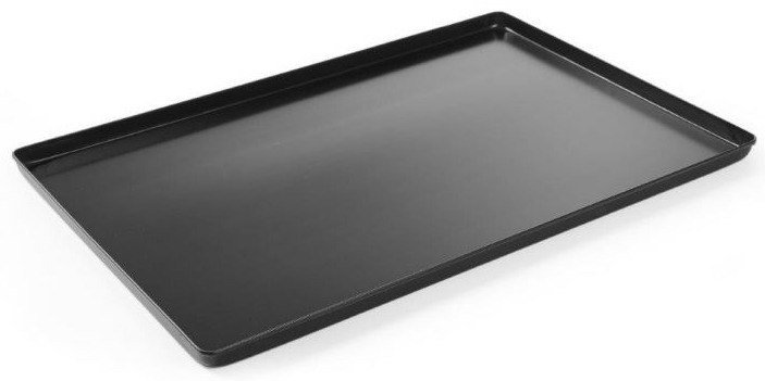 Hendi Taca cukiernicza ekspozycyjna - czarna 600x400x(H)20 | NEW 808542
