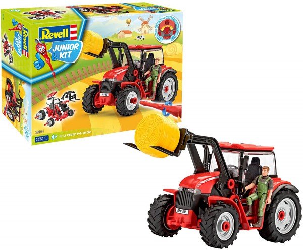 Revell Junior 00815 4 Traktor zestaw złożony z przodu i figurka