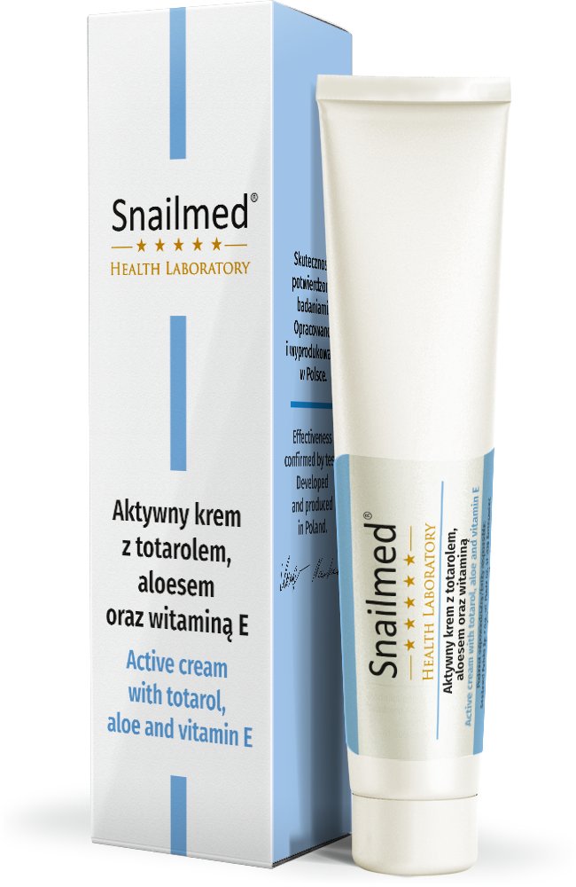 SNAILMED POLSKA Sp. z o.o. SNAILMED Aktywny Krem Pod Oczy, Aloes + Totarol - 25 ml
