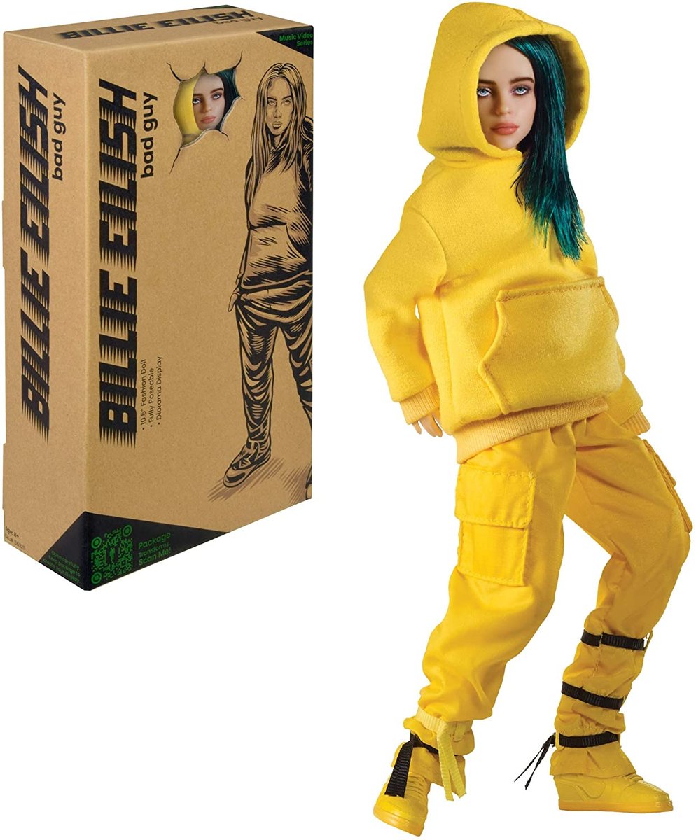 Billie Eilish, lalka kolekcjonerska 26cm, bandai