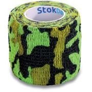 StokMed Stokban bandaż elastyczny samoprzylepny moro zielony 2,5cm x 4,5m 1 sztuka 9091769