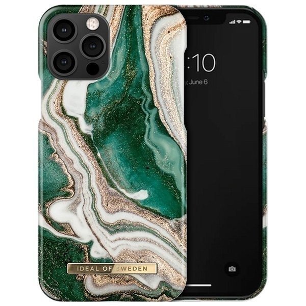 Фото - Чохол iDeal of Sweden iPhone 12/12 PRO Fashion Case Golden Jade Marble 