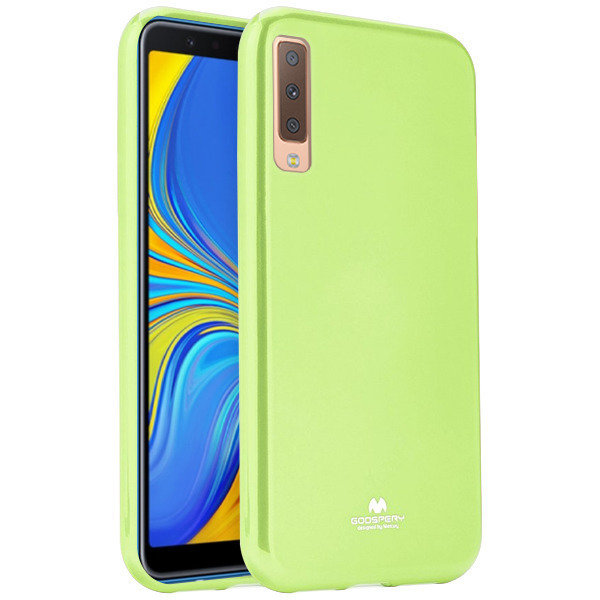 Mercury Jelly Case Samsung Galaxy A7 2018 limonkowy MER003976