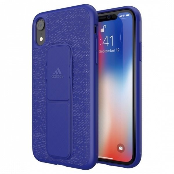 Adidas Grip Case iPhone Xr fioletowy 32852