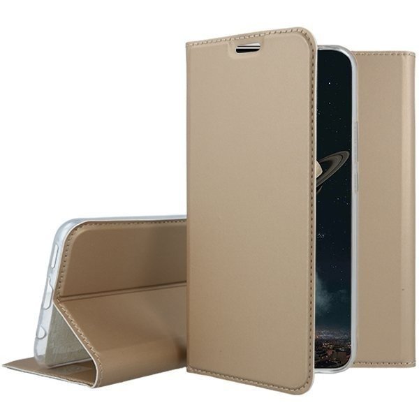 Dux Ducis Skin Pro kabura etui pokrowiec z klapką iPhone 12 5,4'' złoty Złoty