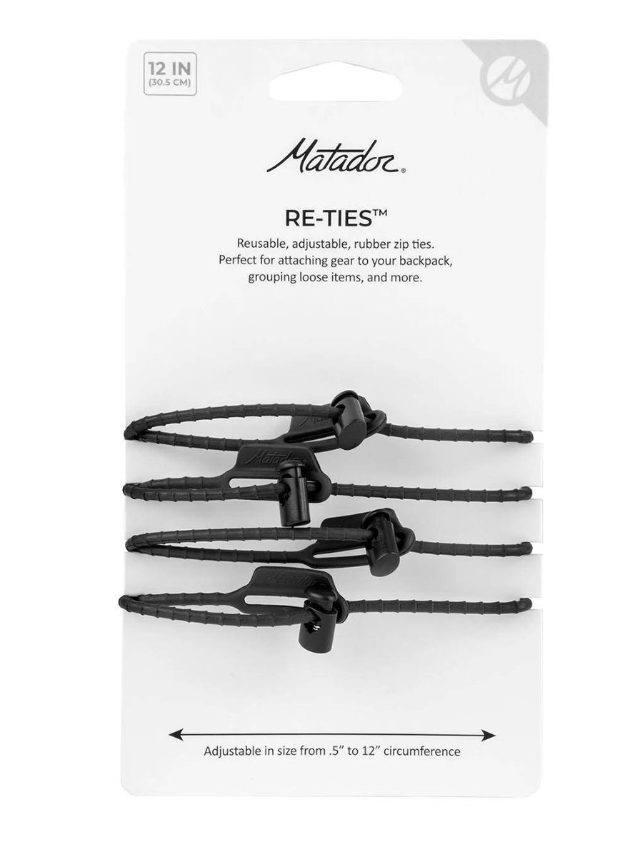 Zestaw 4 pasów spinających Matador Re-Ties™