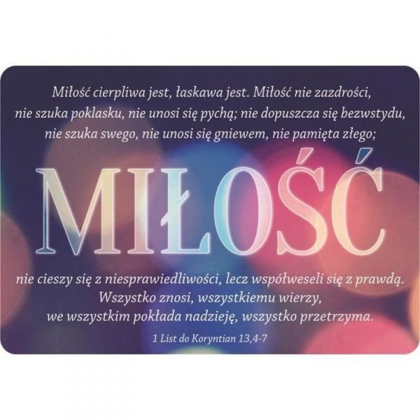 Szaron Magnes na lodówkę - Hymn o miłości ŚWIATŁA
