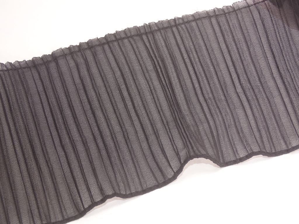 Import Taśma elastyczna plisowana żorżeta 8 cm ( 1 mb ) 6A6C-51427