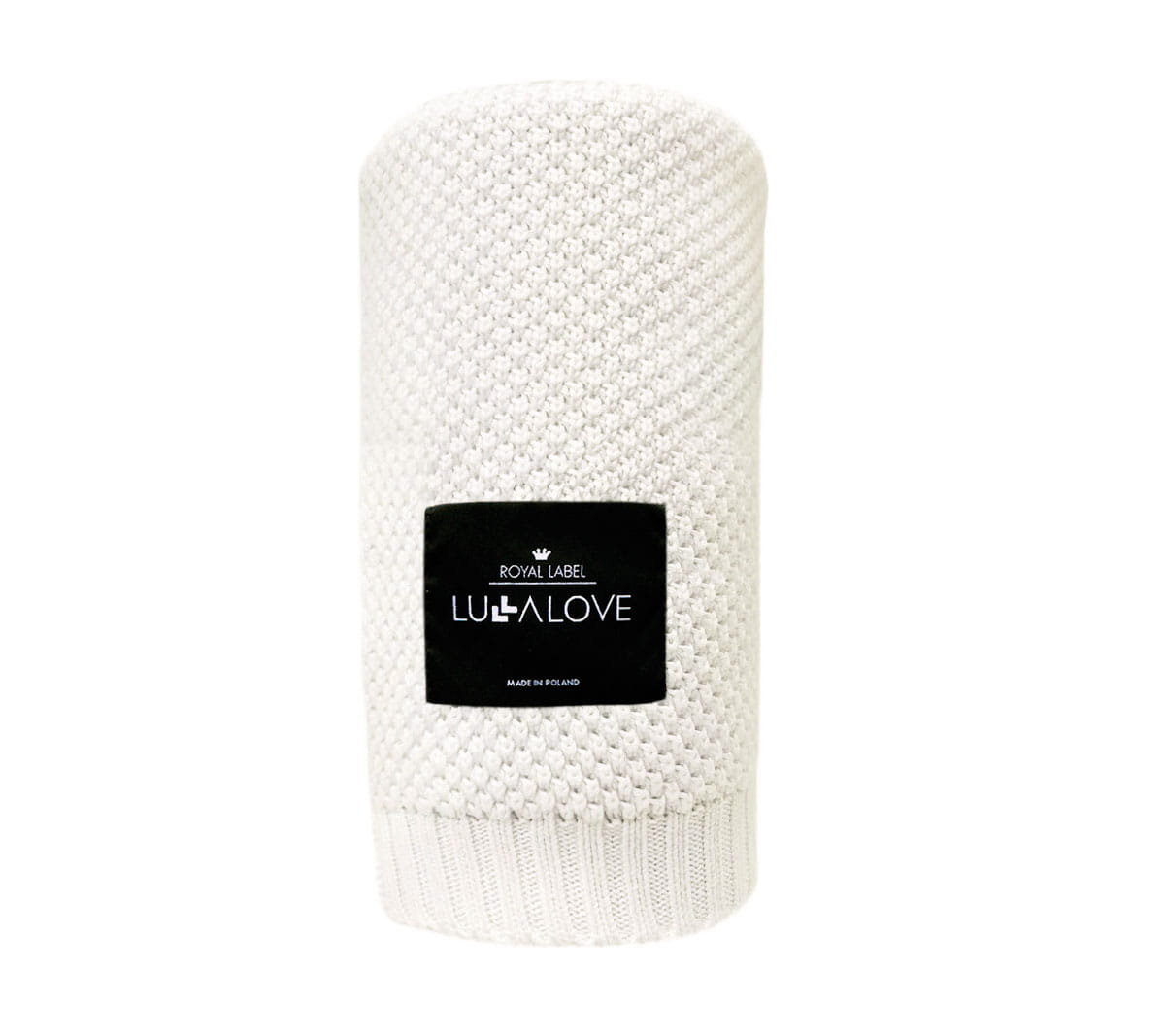 Lullalove Coconut - Bambusowy Koc Makaronik - 80x100 - BAMB KOC MAKARONIK COCONUT