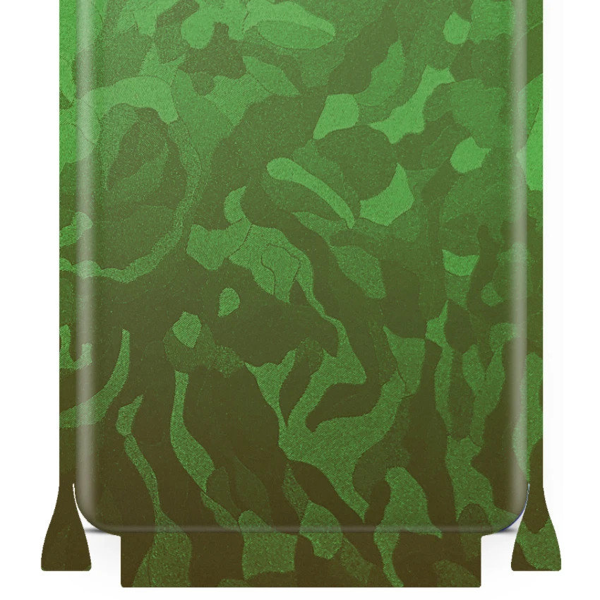 Folia naklejka skórka strukturalna na TYŁ+BOKI do Samsung Galaxy A72 5G -  Moro | Camo Zielony - apgo SKINS