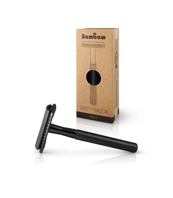 Wielorazowa maszynka do golenia metalowa Bambaw