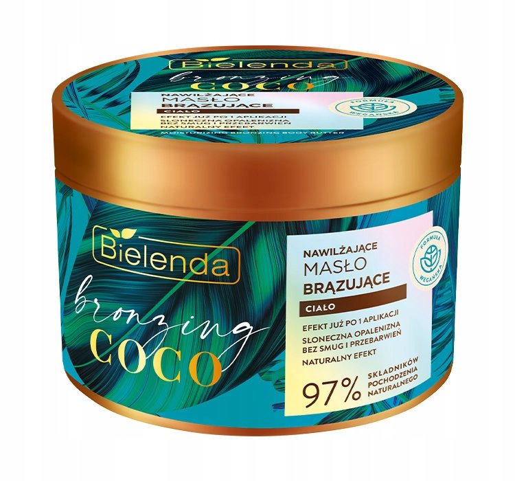 Bielenda BRONZING COCO Nawilżające masło brązujące do ciała, 200ml