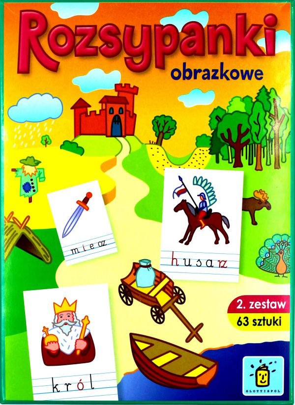 Wydawnictwo Glottispol Rozsypanki obrazkowe. Zestaw II SE1695