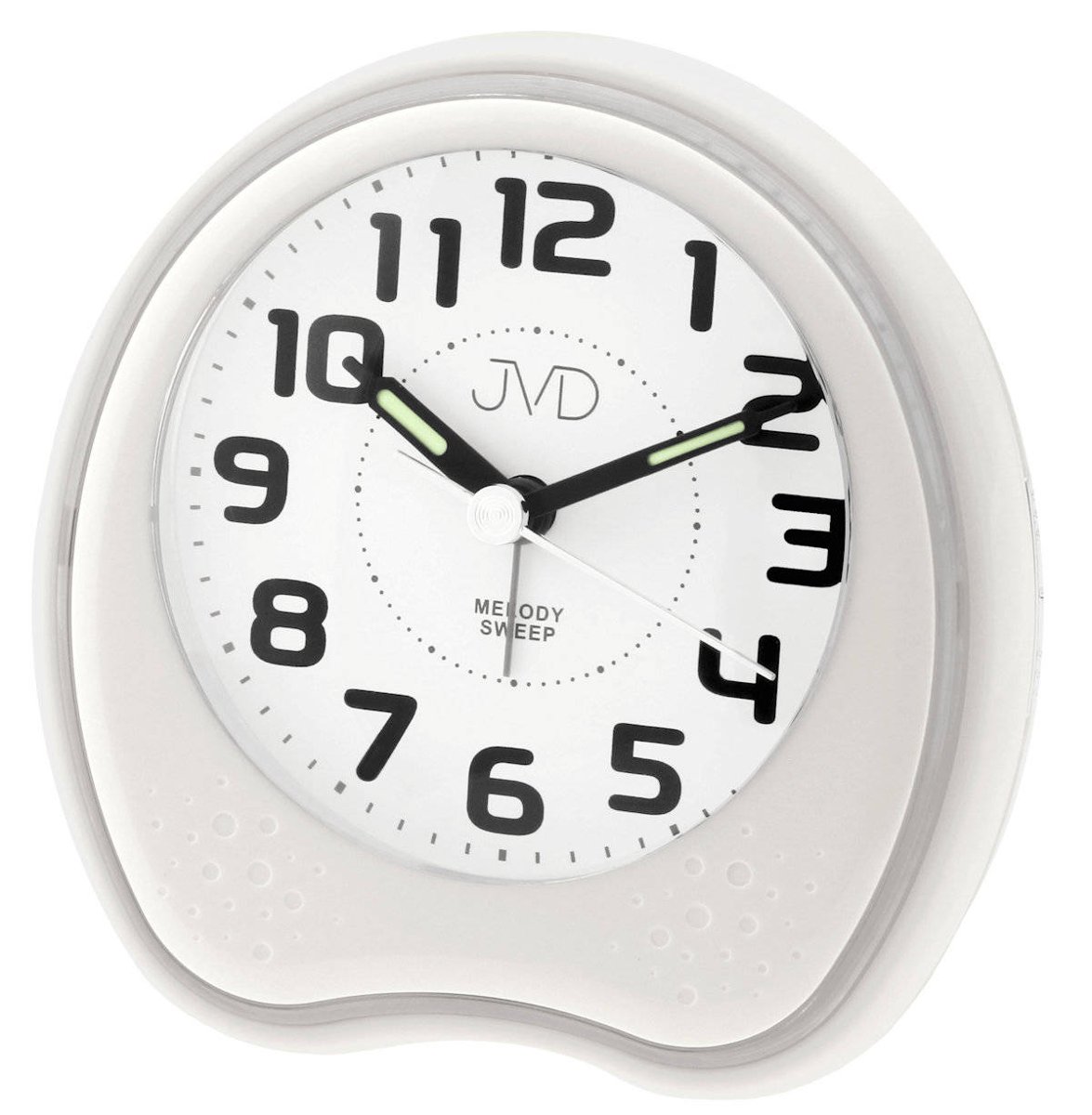 Budzik JVD SRP130.1 Płynący sekundnik Melodia