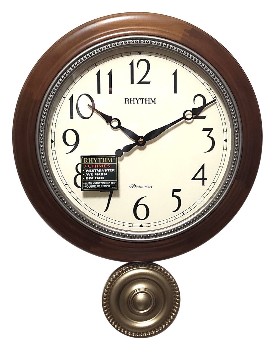 Zegar ścienny Rhythm CMJ549NR06 37 cm kuranty