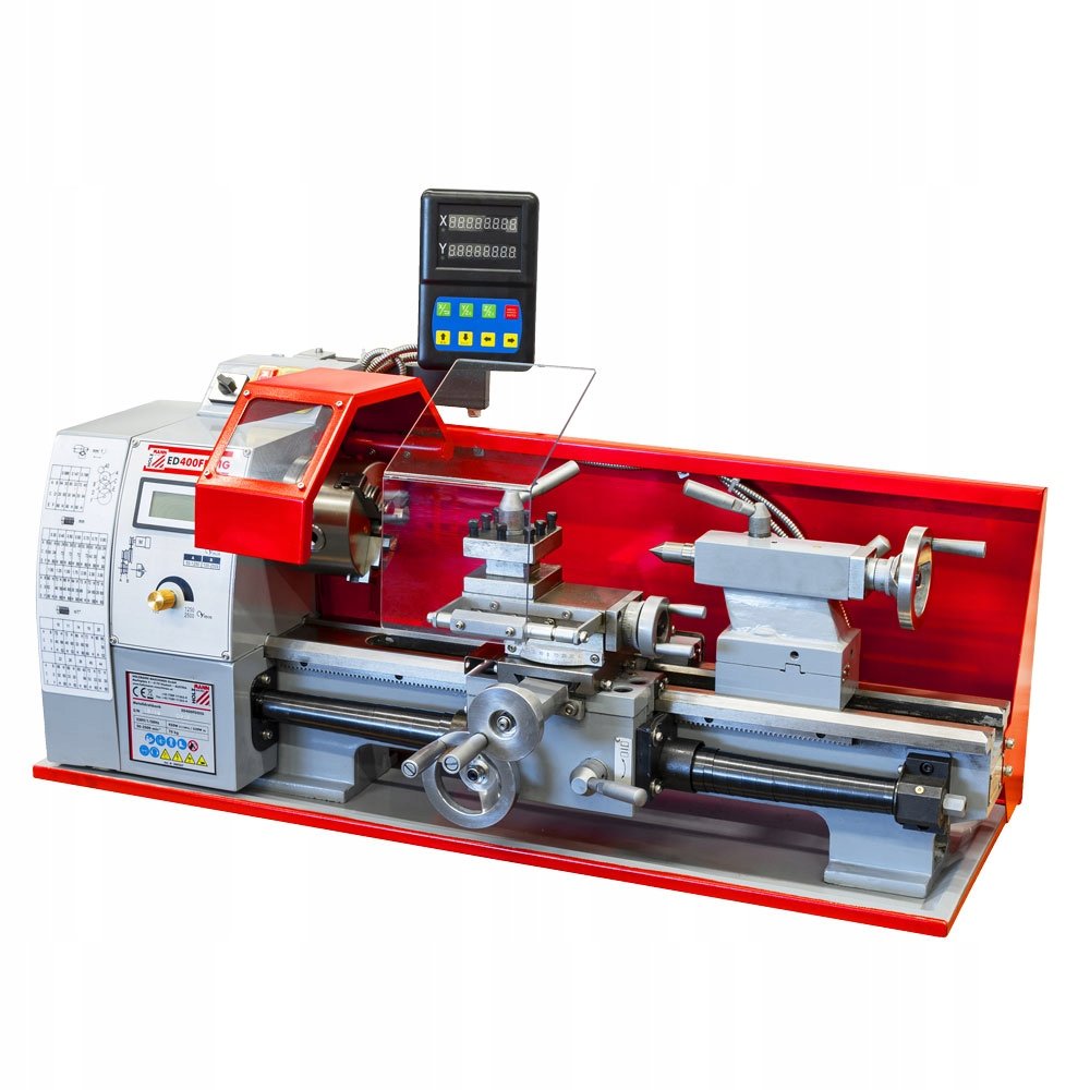 Tokarka do metalu ED400FDDIG wyświetlacze cyfrowe