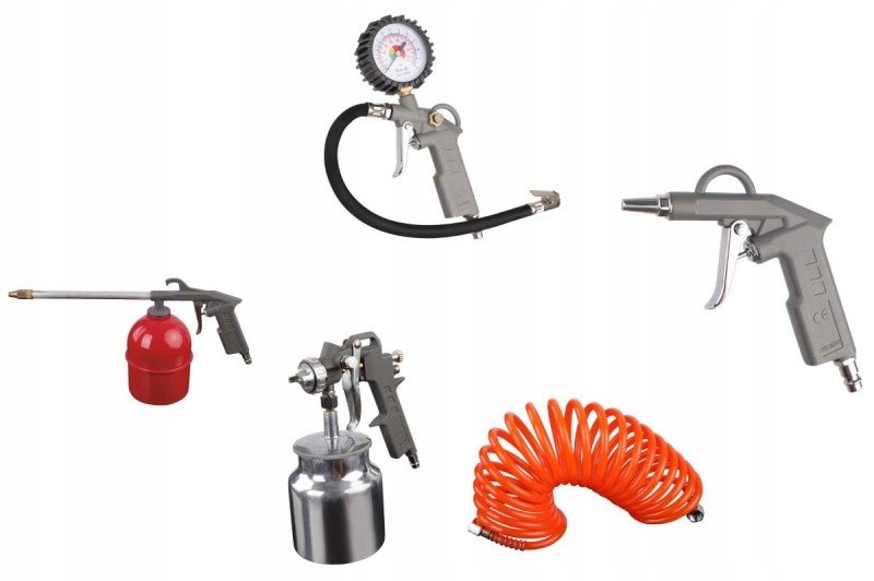 ZESTAW PNEUMATYCZNY do przedmuchiwania pompowania