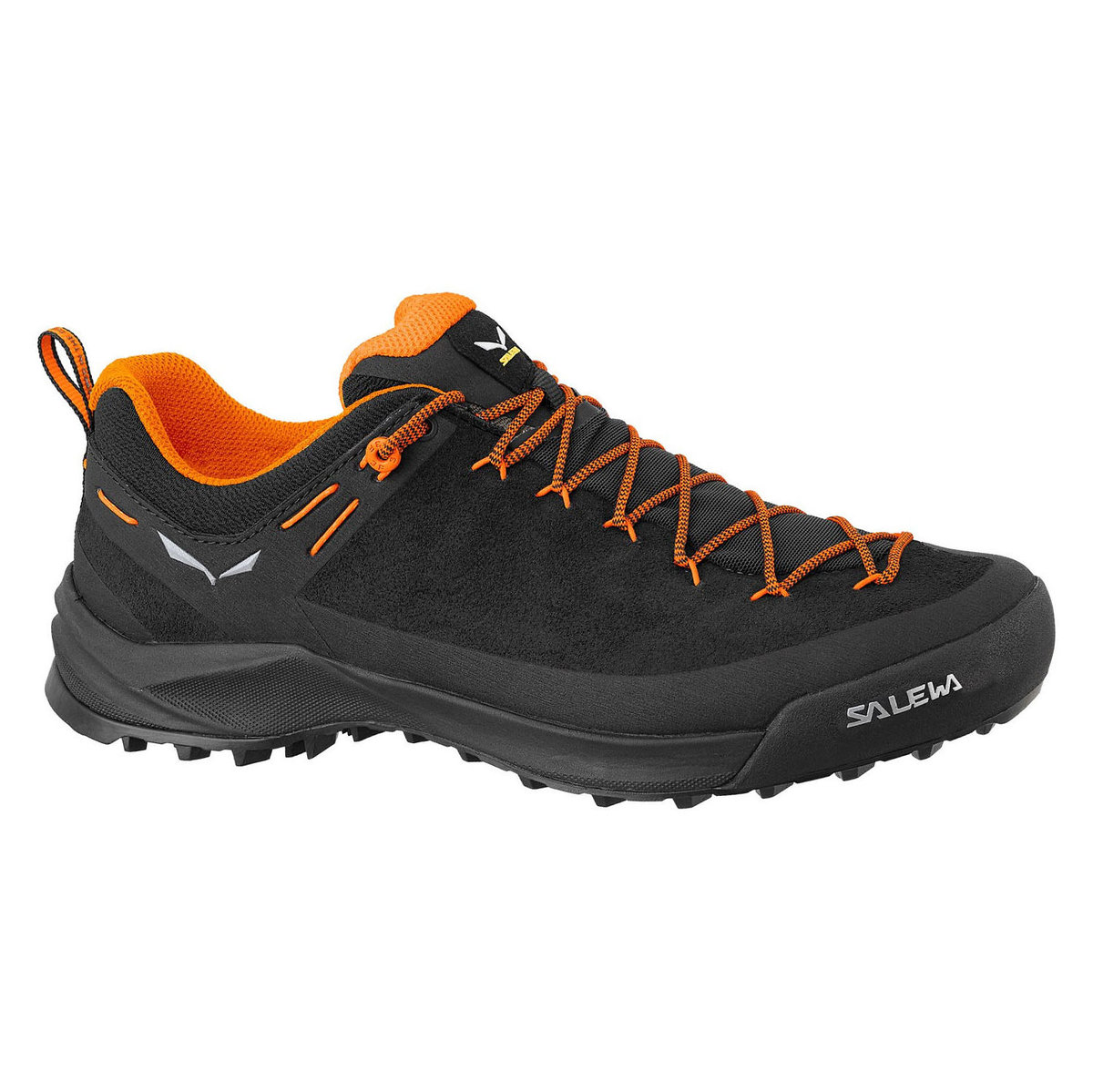 Salewa Wildfire Leather Shoes Men, czarny/pomarańczowy UK 9,5 | EU 44 2022 Buty podejściowe 00-0000061395-938-9,5