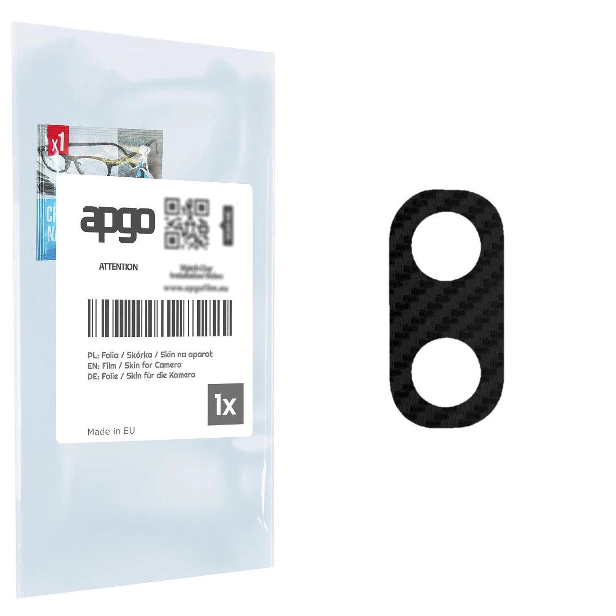 Folia naklejka skórka strukturalna na wyspę aparatu do Samsung Galaxy A20 - różne kolory na kamerę, obiektyw apgo SKINS Lens Protector