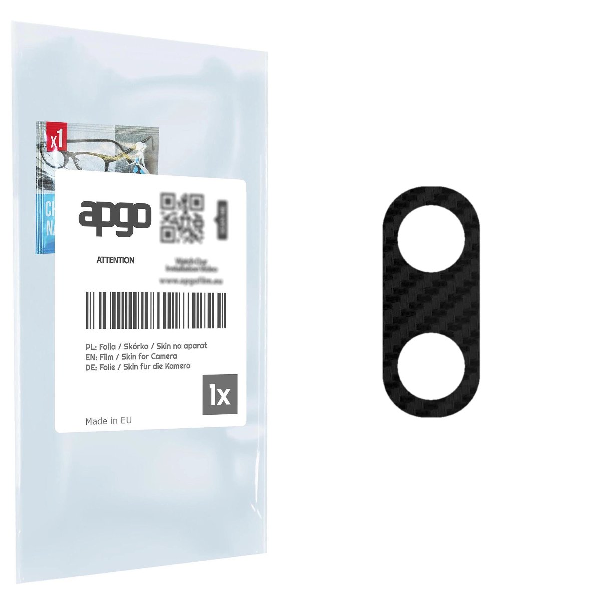 Folia naklejka skórka strukturalna na wyspę aparatu do Samsung Galaxy A20e - różne kolory na kamerę, obiektyw apgo SKINS Lens Protector