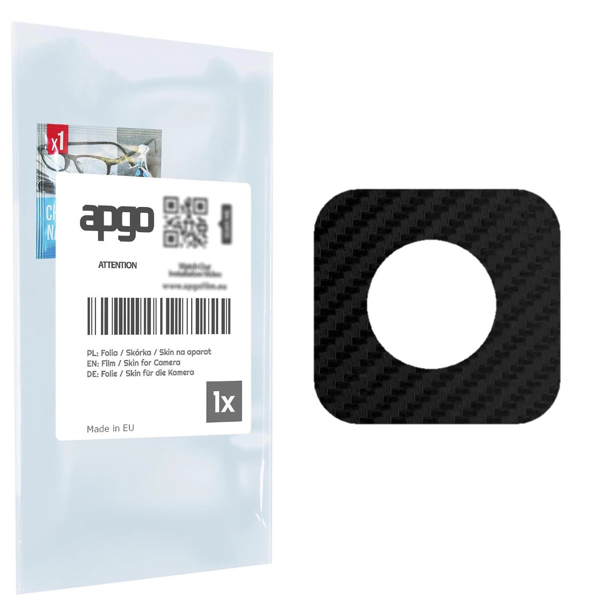 Folia naklejka skórka strukturalna na wyspę aparatu do Samsung Galaxy A8+ (2018) - różne kolory na kamerę, obiektyw apgo SKINS Lens Protector