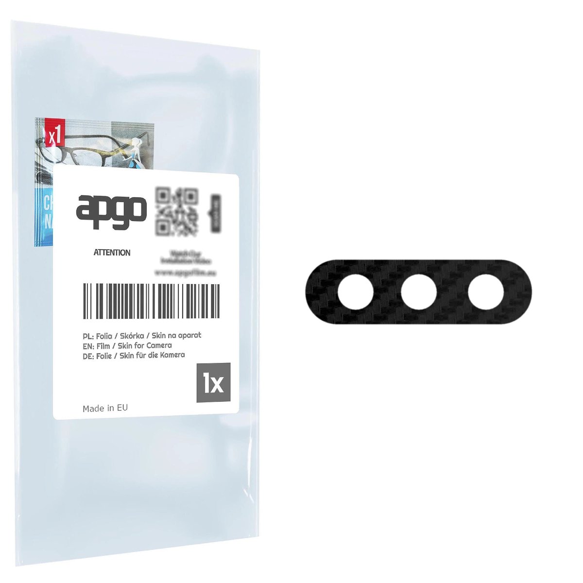 Folia naklejka skórka strukturalna na wyspę aparatu do LG G8S ThinQ - różne kolory na kamerę, obiektyw apgo SKINS Lens Protector