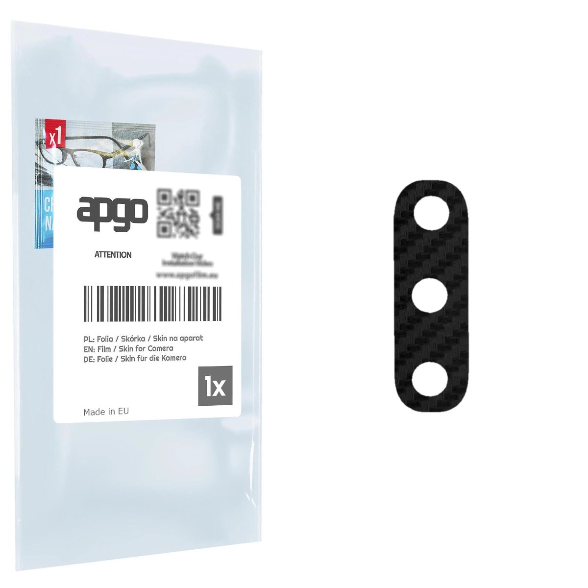 Folia naklejka skórka strukturalna na wyspę aparatu do Samsung Galaxy A70 - różne kolory na kamerę, obiektyw apgo SKINS Lens Protector