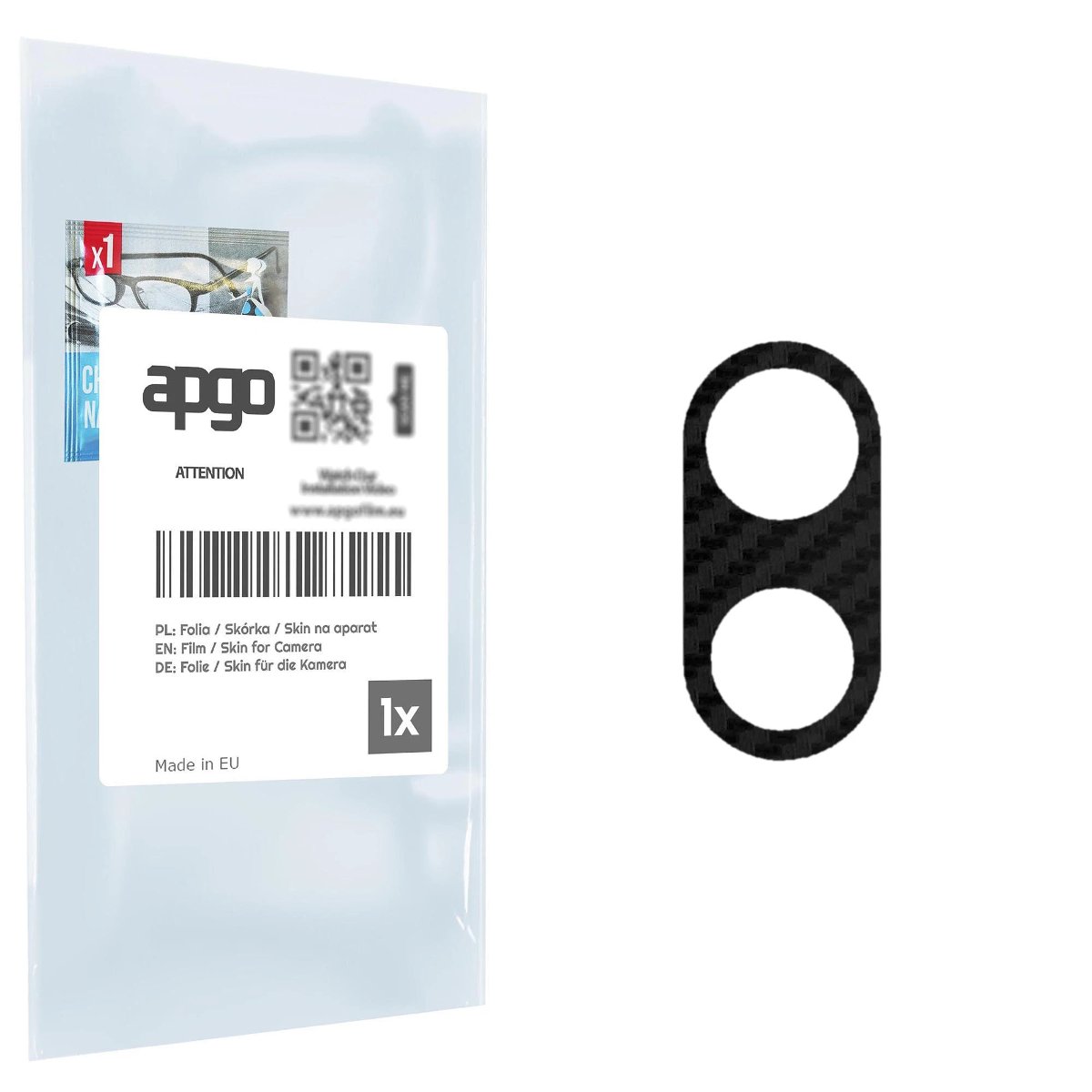 Folia naklejka skórka strukturalna na wyspę aparatu do Samsung Galaxy A40 - różne kolory na kamerę, obiektyw apgo SKINS Lens Protector