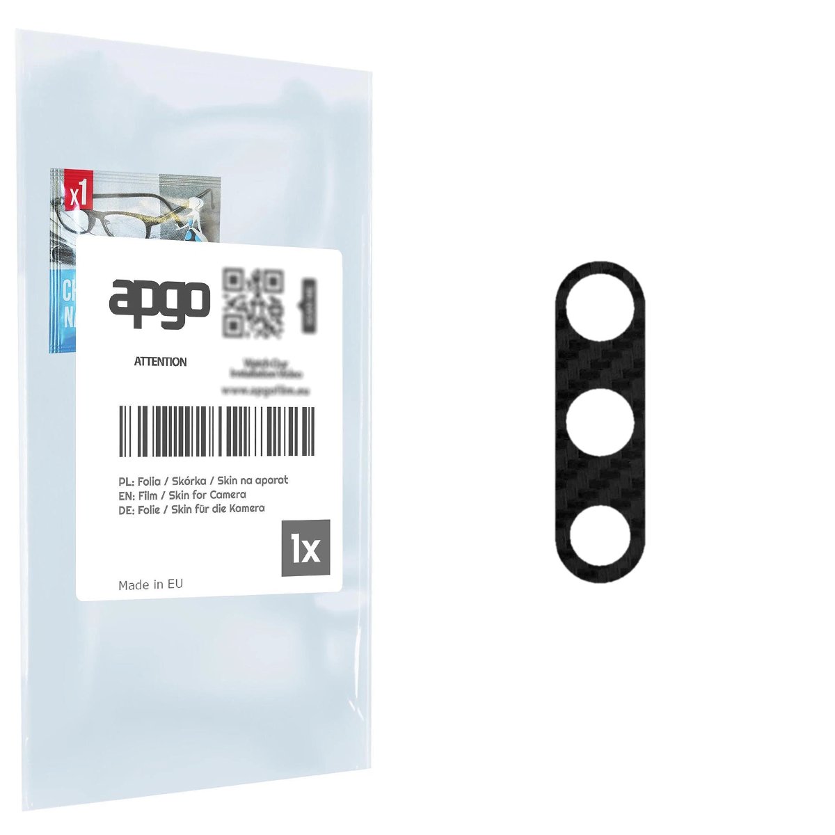 Folia naklejka skórka strukturalna na wyspę aparatu do Samsung Galaxy Note 10 - różne kolory na kamerę, obiektyw apgo SKINS Lens Protector