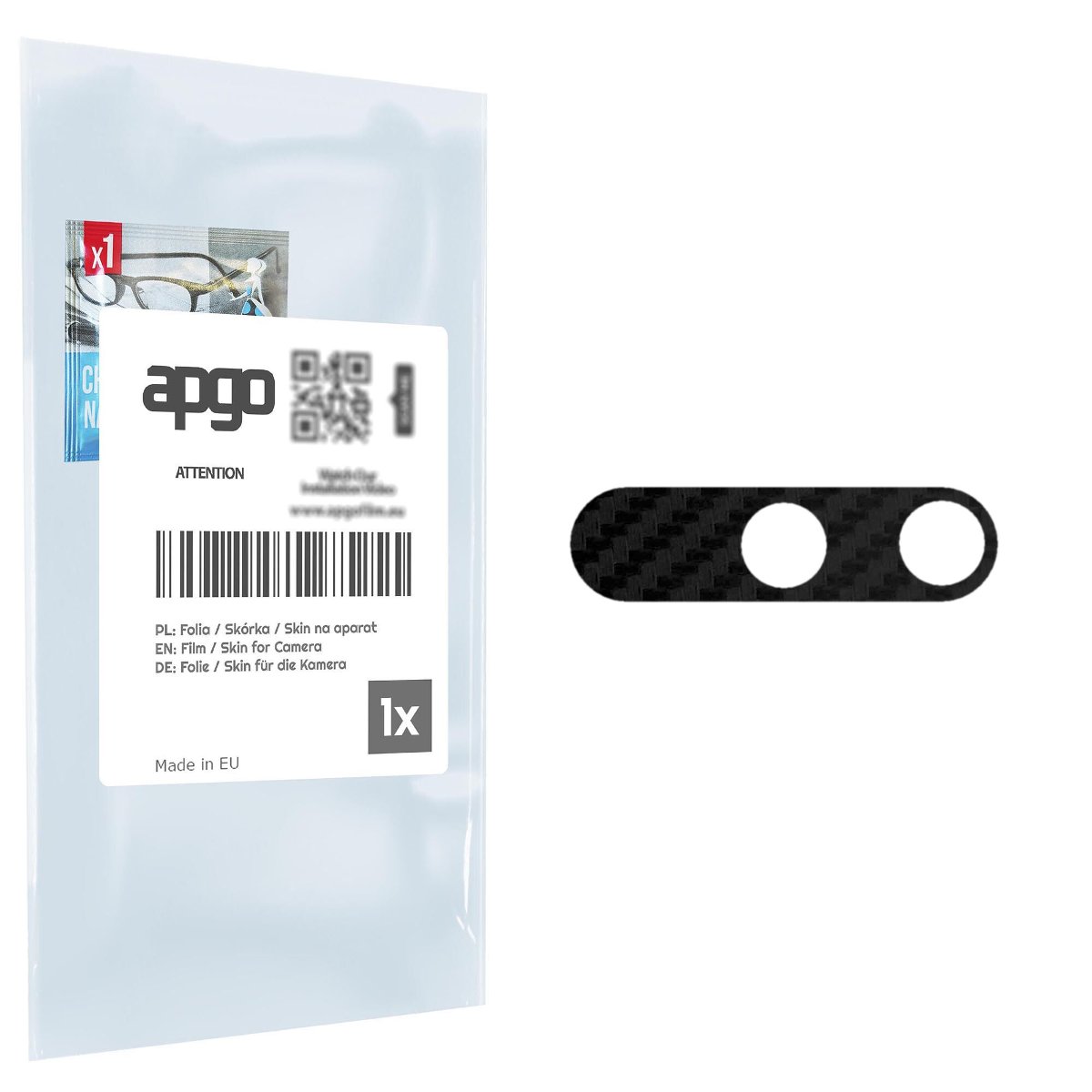 Folia naklejka skórka strukturalna na wyspę aparatu do Honor 7A - różne kolory na kamerę, obiektyw apgo SKINS Lens Protector