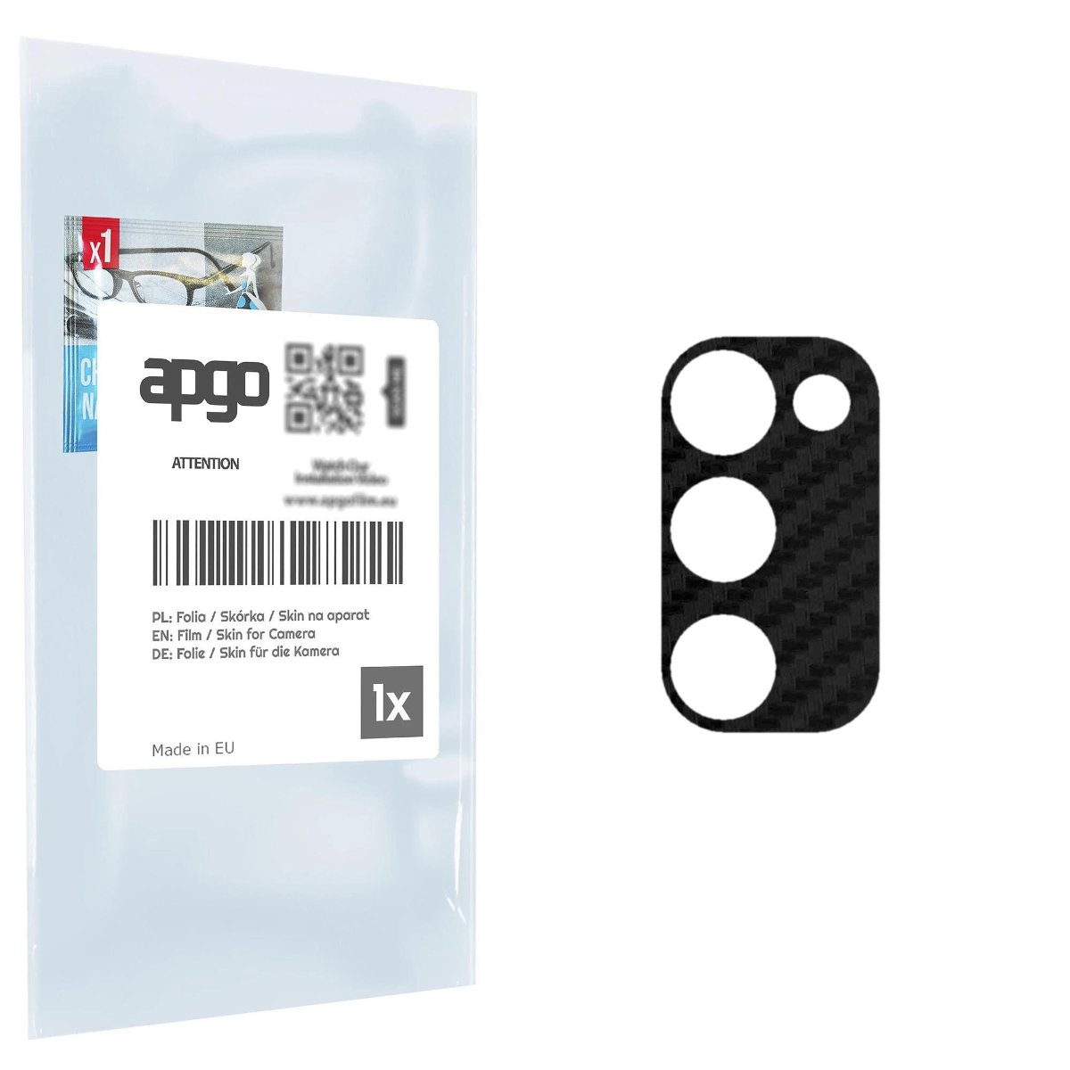 Folia naklejka skórka strukturalna na wyspę aparatu do Samsung Galaxy M21 - różne kolory na kamerę, obiektyw apgo SKINS Lens Protector