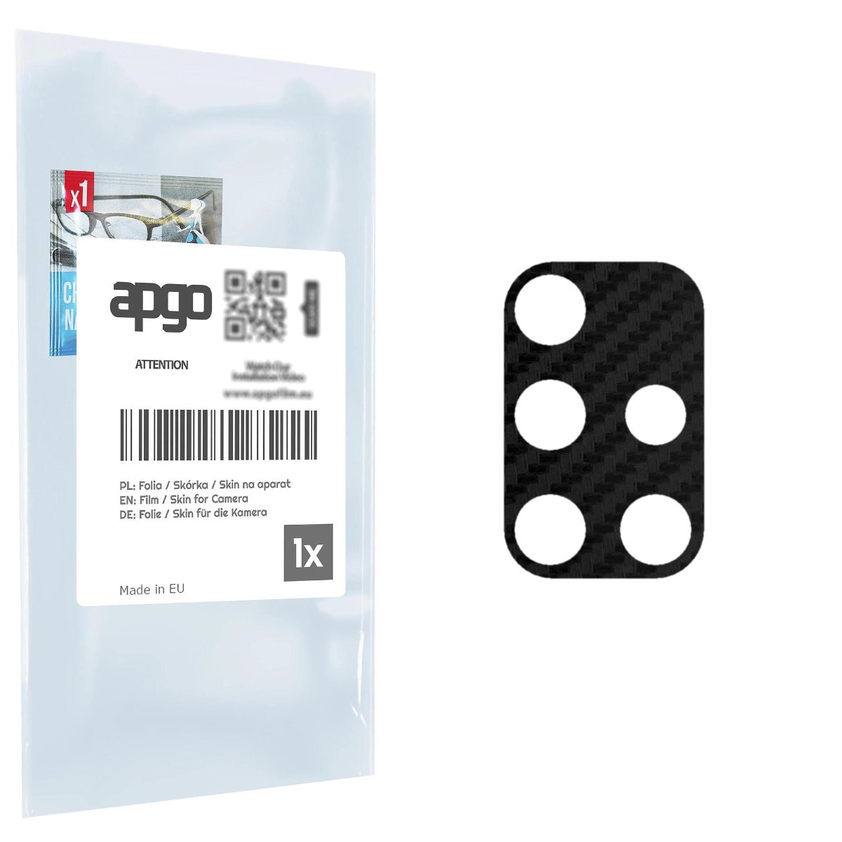 Folia naklejka skórka strukturalna na wyspę aparatu do Samsung Galaxy M31s - różne kolory na kamerę, obiektyw apgo SKINS Lens Protector