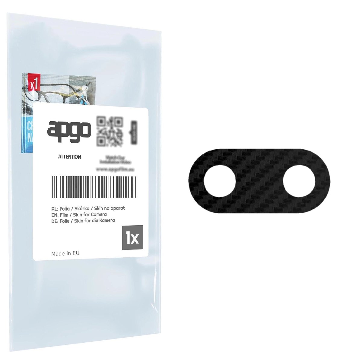 Folia naklejka skórka strukturalna na wyspę aparatu do Xiaomi Redmi 6A - różne kolory na kamerę, obiektyw apgo SKINS Lens Protector