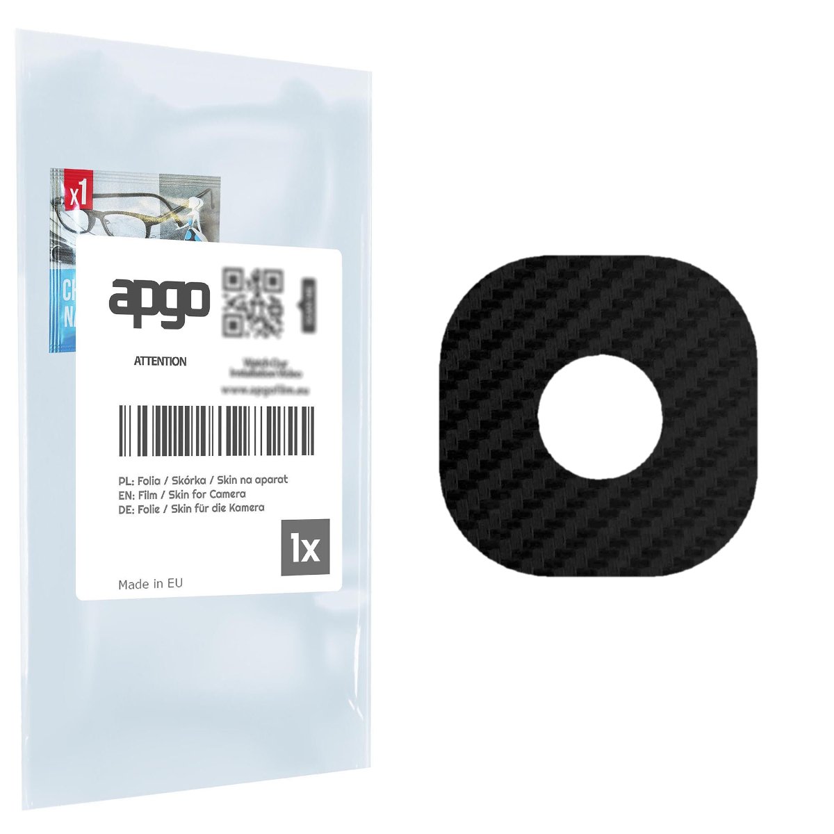 Folia naklejka skórka strukturalna na wyspę aparatu do Samsung Galaxy S6 G920 - różne kolory na kamerę, obiektyw apgo SKINS Lens Protector