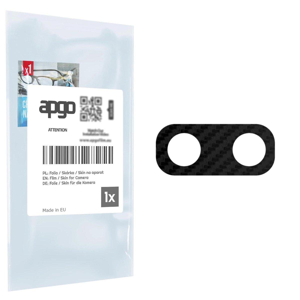 Folia naklejka skórka strukturalna na wyspę aparatu do Samsung Galaxy Z Flip 5G - różne kolory na kamerę, obiektyw apgo SKINS Lens Protector