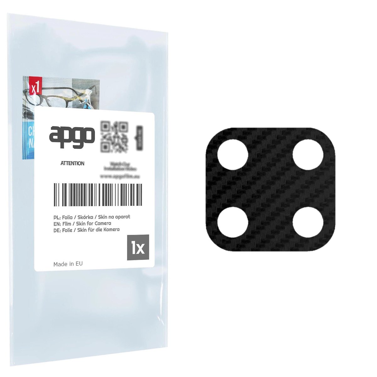 Folia naklejka skórka strukturalna na wyspę aparatu do Huawei Mate 20 - różne kolory na kamerę, obiektyw apgo SKINS Lens Protector