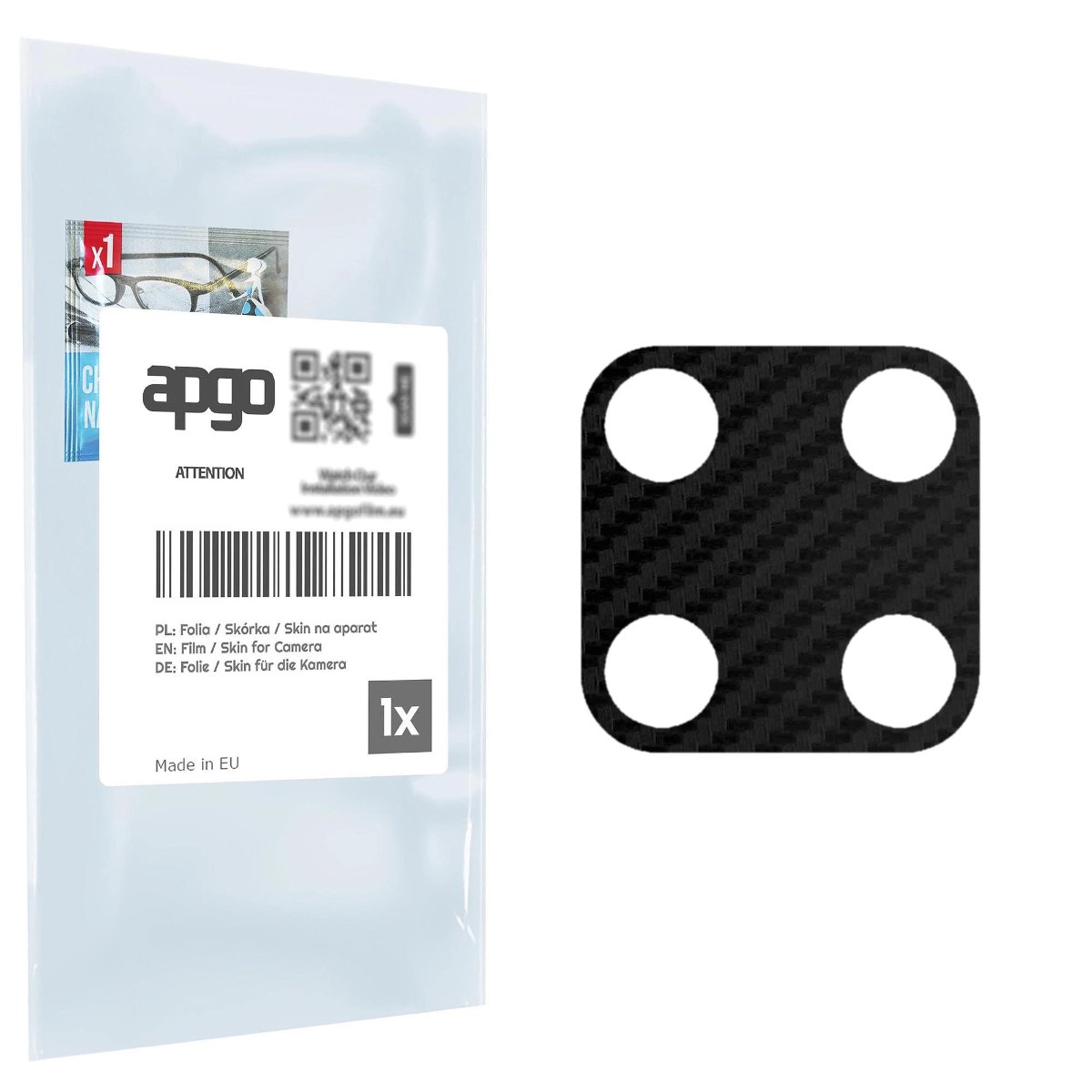 Folia naklejka skórka strukturalna na wyspę aparatu do Huawei Mate 20 Pro - różne kolory na kamerę, obiektyw apgo SKINS Lens Protector
